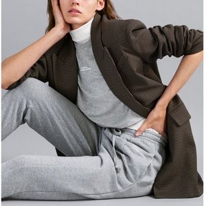 Zara Oversized Plaid Blazer